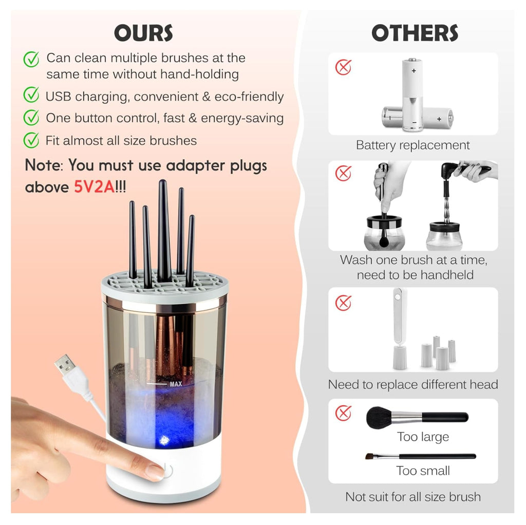 Lavadora De Brochas De Maquillaje usb