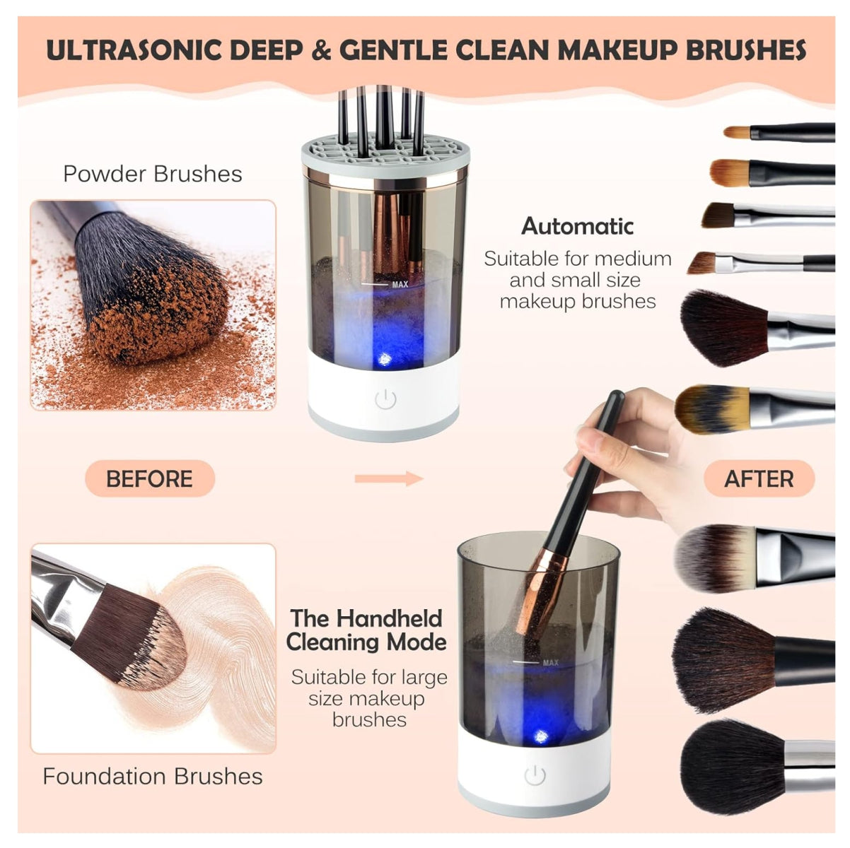 Lavadora De Brochas De Maquillaje usb